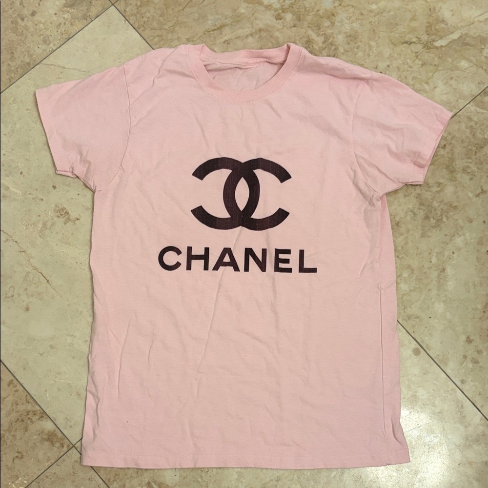 Hanes Pink Short Sleeve Tee